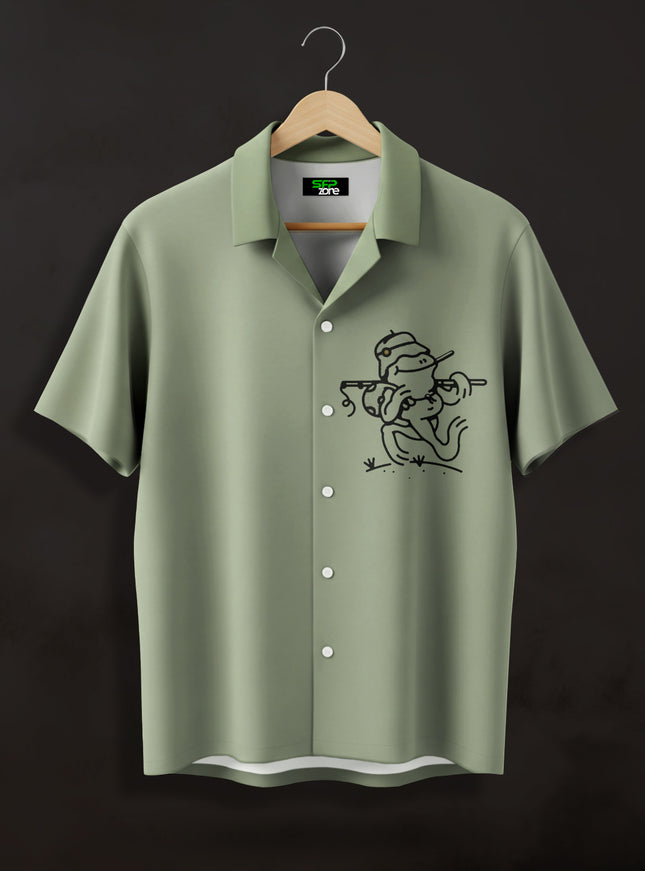 Gone Fishing Printed Shirt
