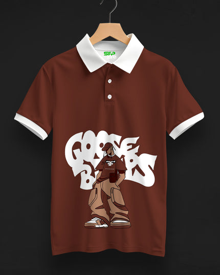 Goosebumps Printed Polo Tee  #PP146