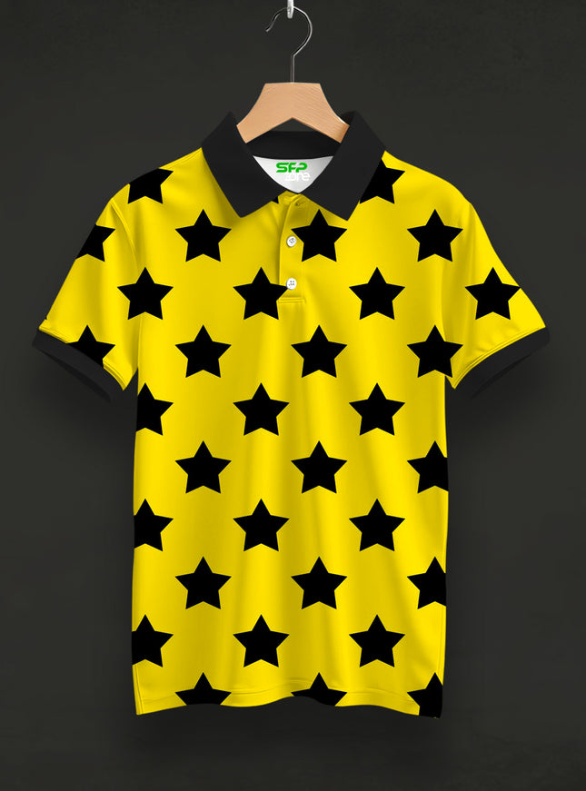 Great Stars Printed Polo Tee  #PP145