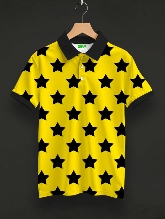 Great Stars Printed Polo Tee  #PP145