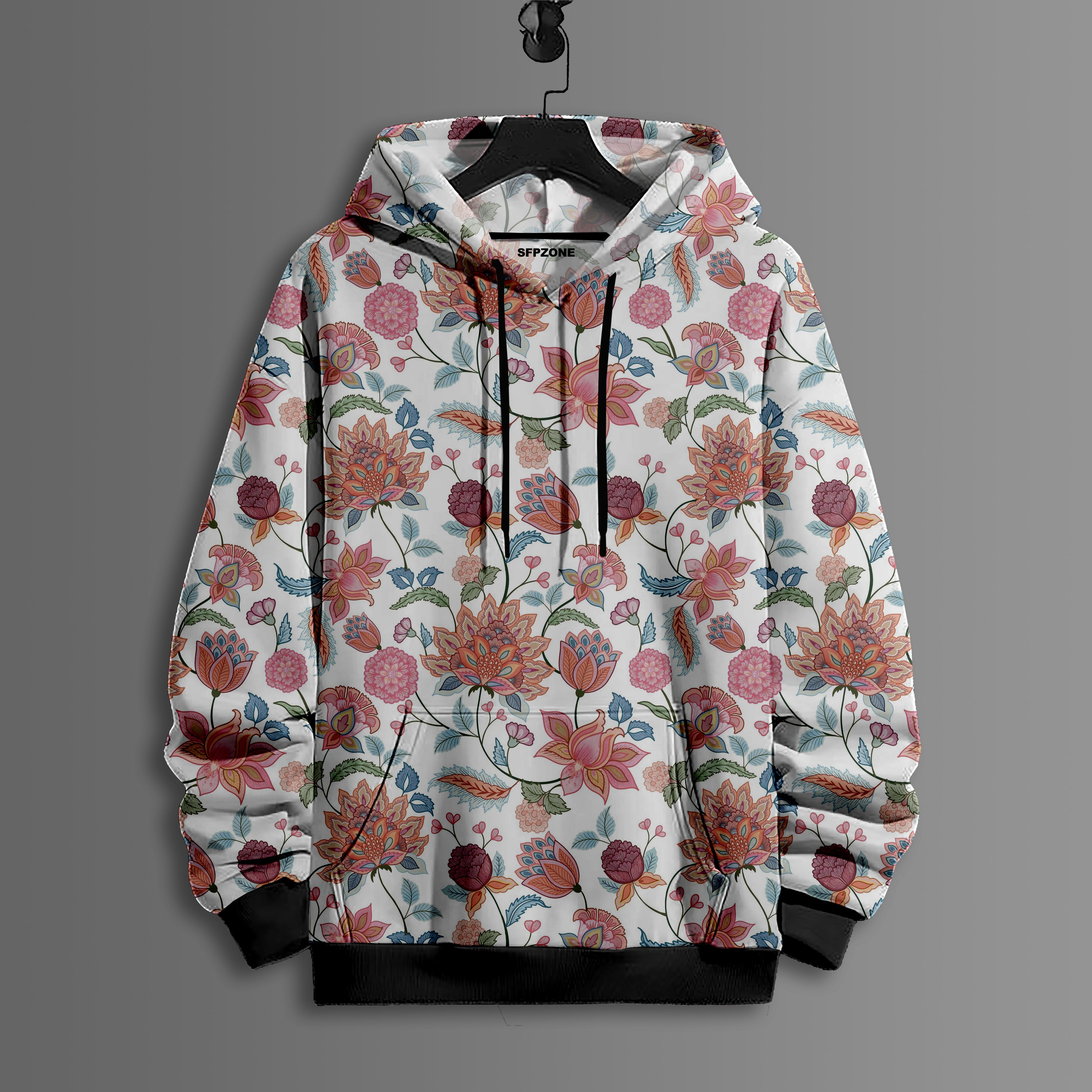 Printed Fleece Hoodie#05
