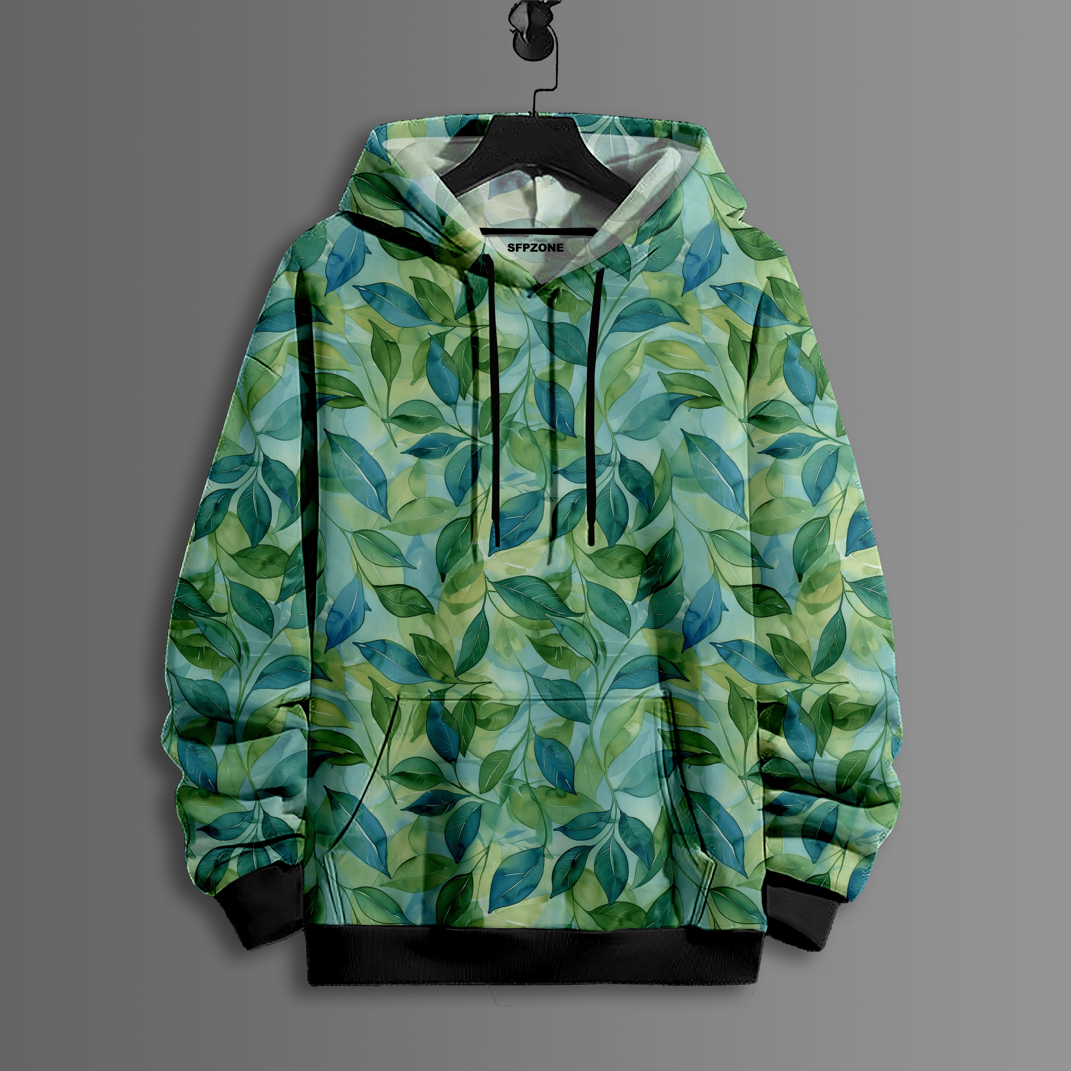 Printed Fleece Hoodie#03