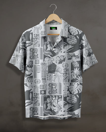 Iconic Tropical Flora Printed Shirt