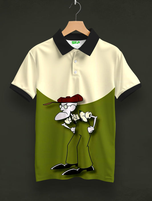 Indian Spy Printed Polo Tee  #PP142