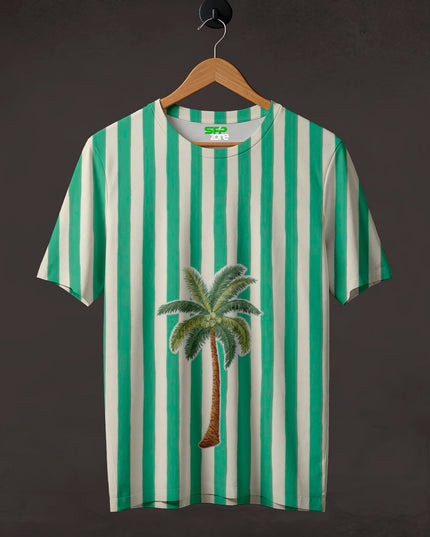 Island Stripe Printed T-Shirt #PT181