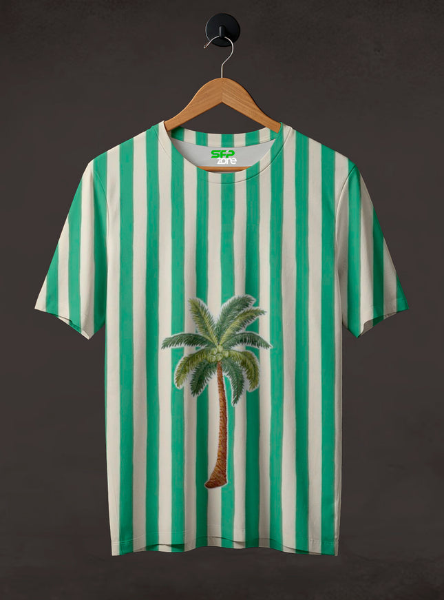 Island Stripe Printed T-Shirt #PT181