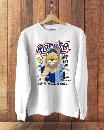 Lets Rock N Roll Cotton Sweatshirts #106