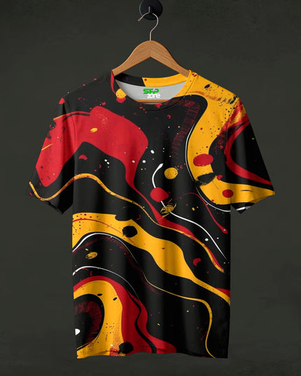 Magma Fluid Printed T-Shirt #PT178