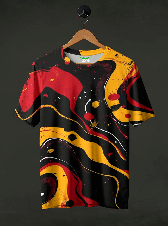 Magma Fluid Printed T-Shirt #PT178