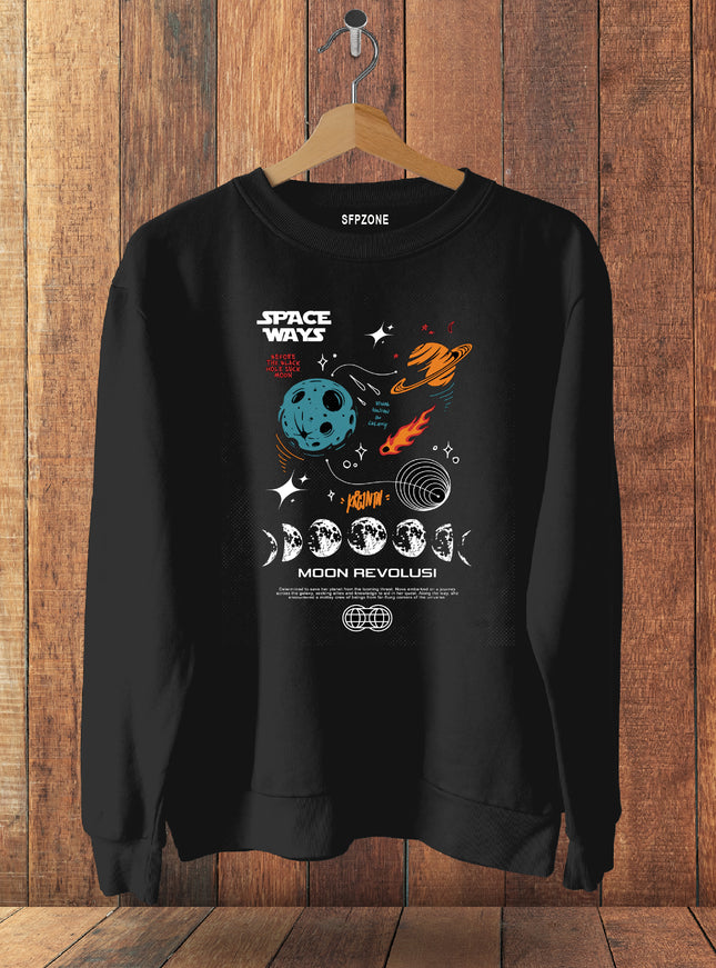 Moon Revolusi Cotton Sweatshirts #115
