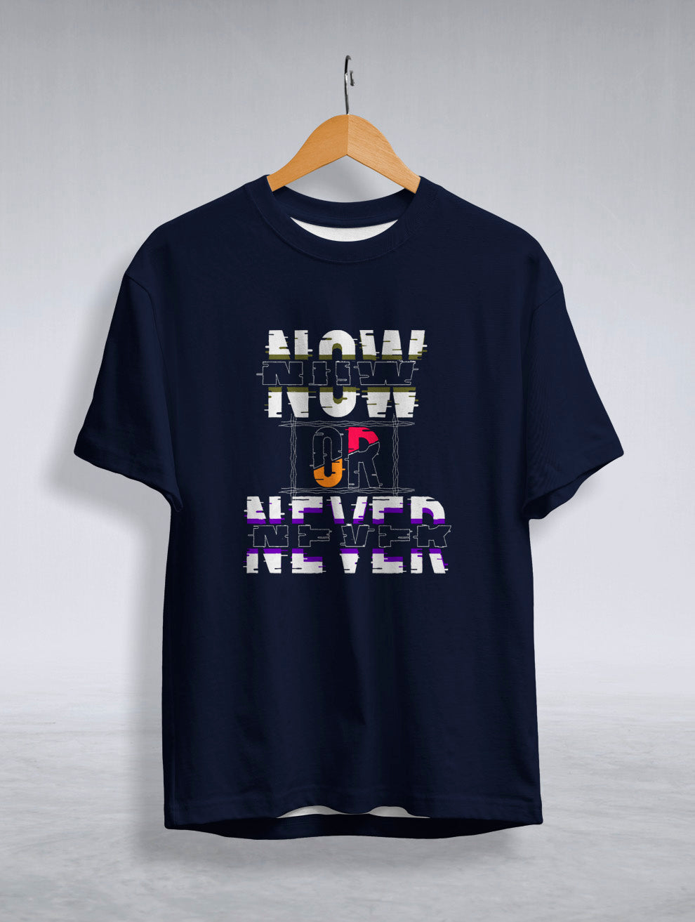Now Or Naver Graphic Printed T-Shirt