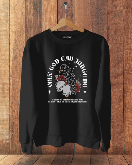 Only God Can Judge Me Cotton Sweatshirts #116