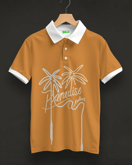 Paradise Click Printed Polo T-Shirt #PP183