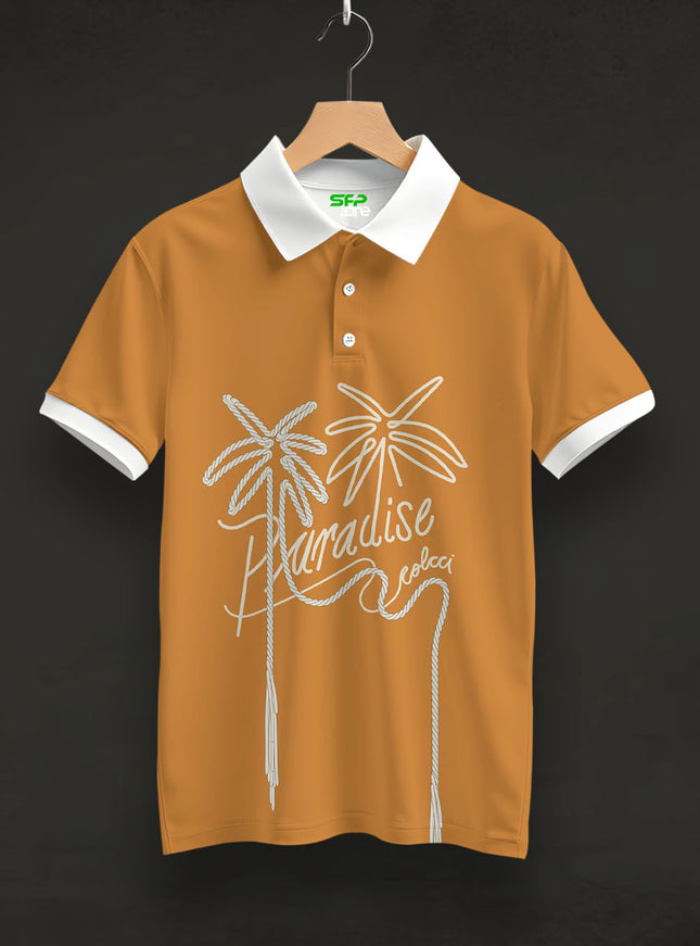 Paradise Click Printed Polo T-Shirt #PP183