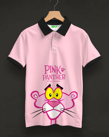 Pink Panther Printed Polo T-Shirt #PP182