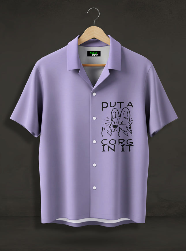 Puta Corg In It Printed Shirt