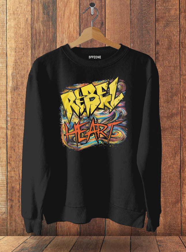 Rebel Heart Cotton Sweatshirts #117
