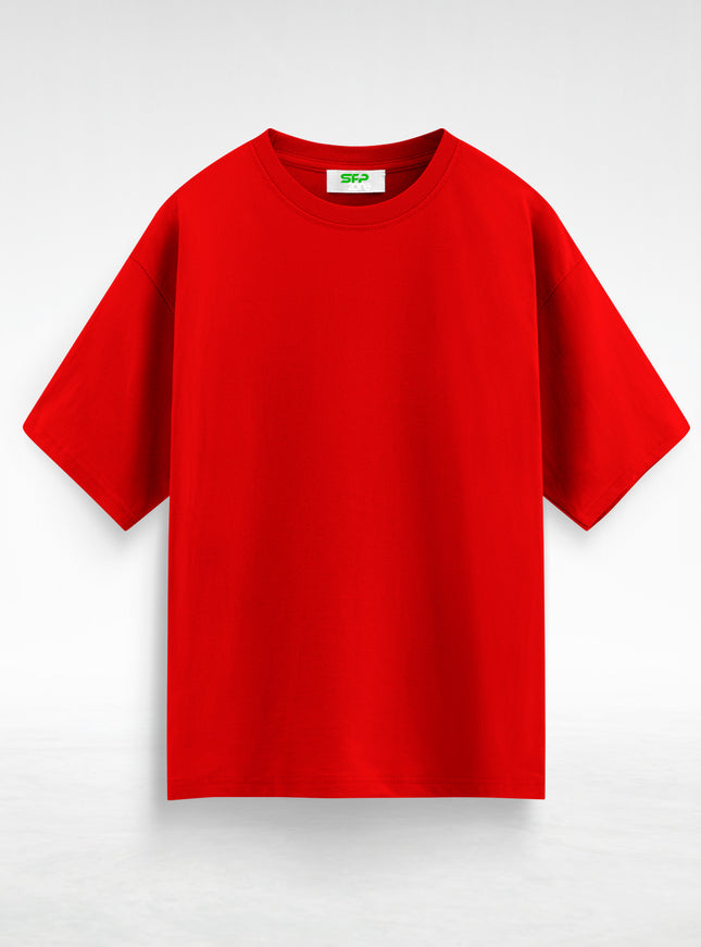 Flasher Red Oversized T-Shirt #128