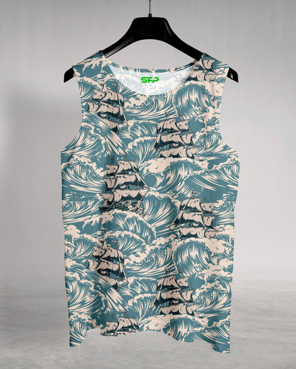 Sea Ship Printed Sando #109