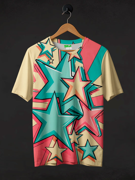 Shining Starts Printed T-Shirt #PT136
