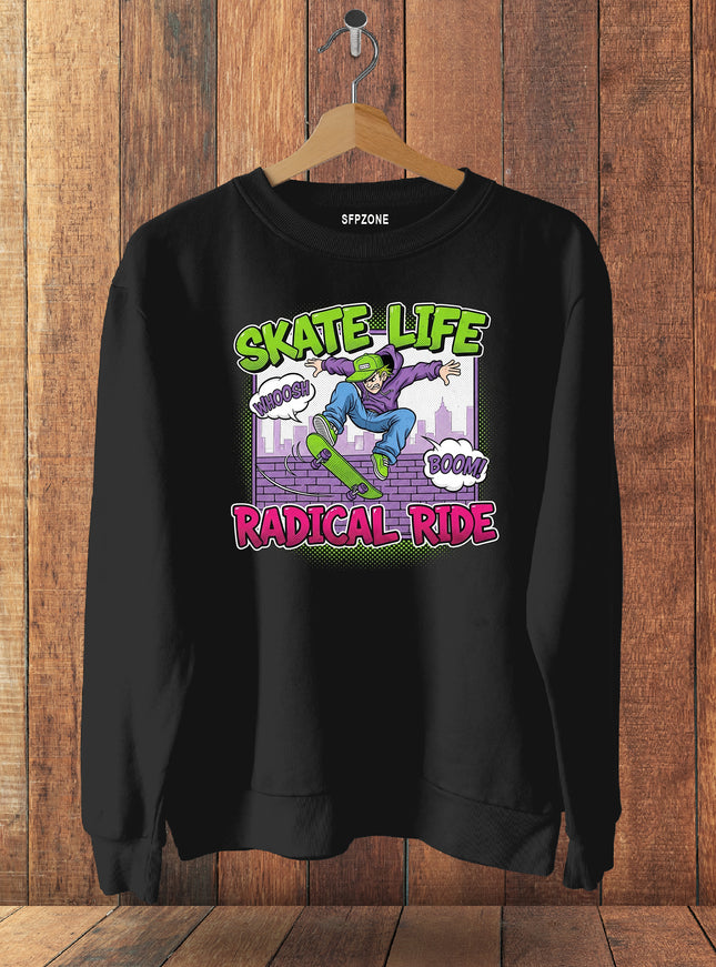 Skate Life  Cotton Sweatshirts #118