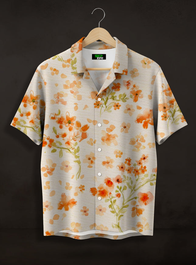Small Floral Printed Shirt