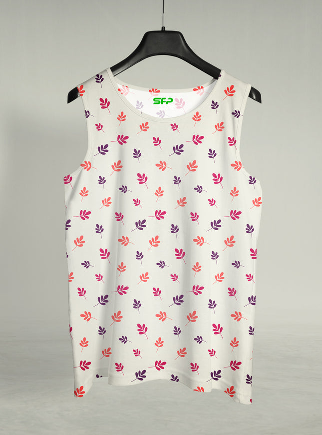 Small Leaf Printed Sando #108