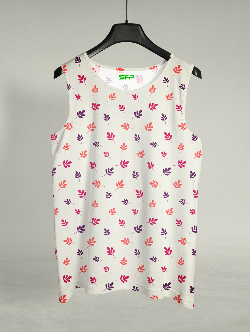 Small Leaf Printed Sando #108