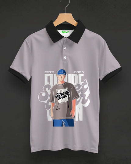 Street Wear Printed Polo T-Shirt #PP178