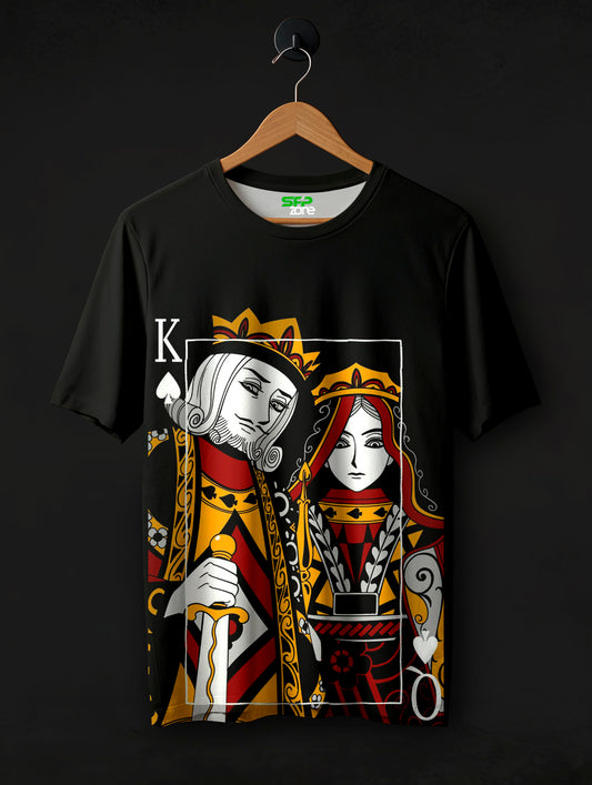 The King Card Printed T-Shirt #PT143