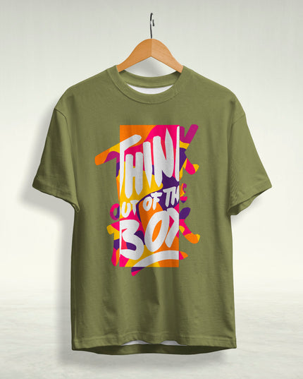 Think Out Of Box Graphic Printed T-Shirt