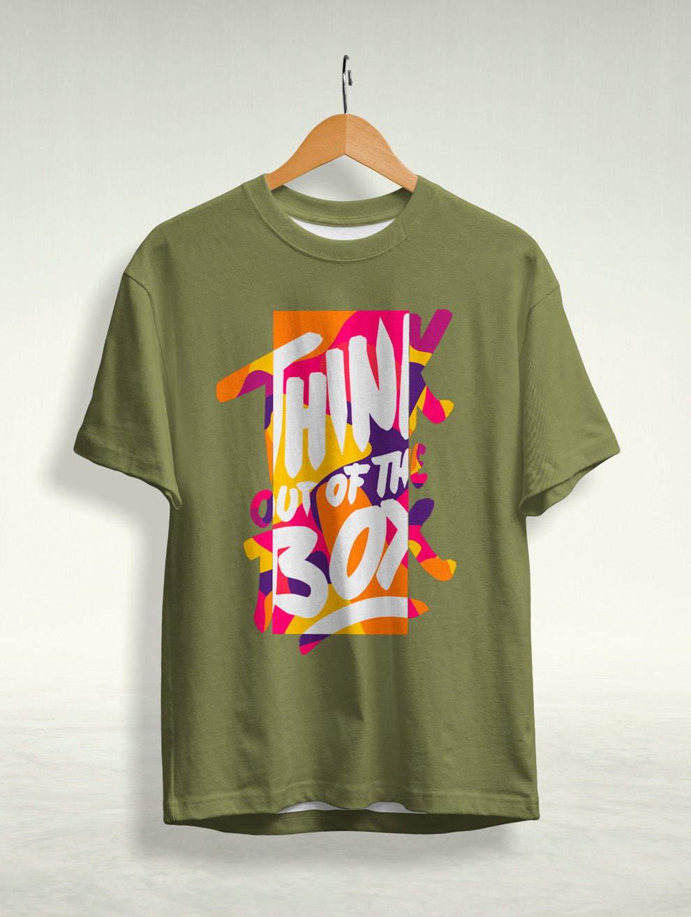 Think Out Of Box Graphic Printed T-Shirt