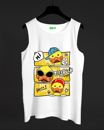 Tidy Duck Printed Sando #144