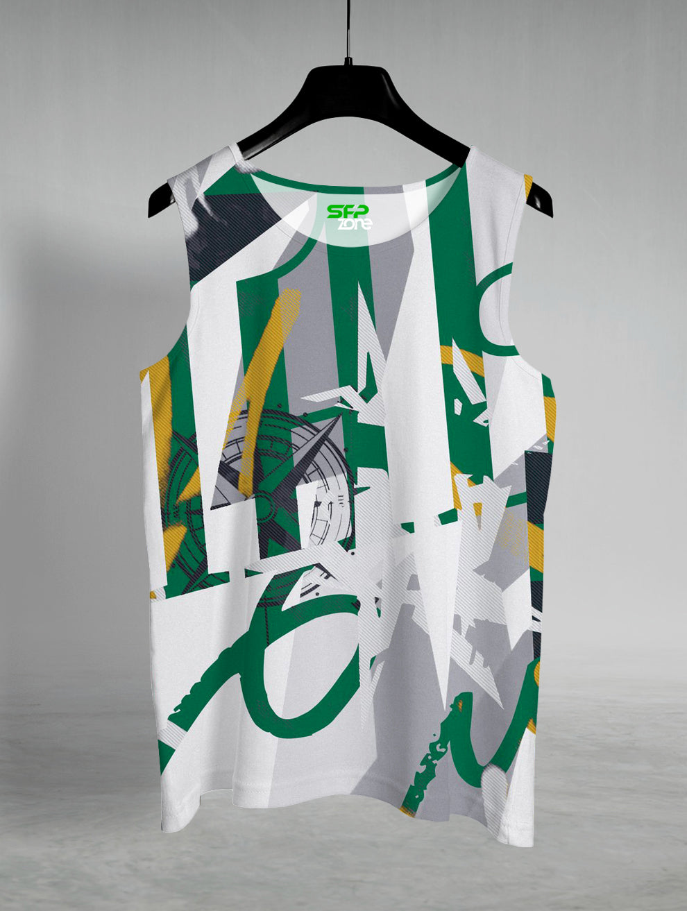 Time Zone Printed Sando #103