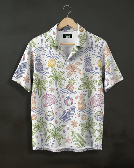 Tropical Tree Printed Shirt