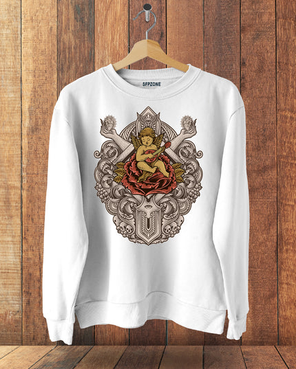 Vintage Print Cotton Sweatshirts #110