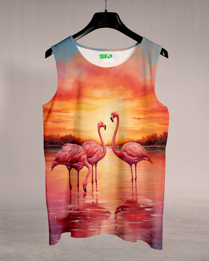 Vintage Swan Printed Sando #101