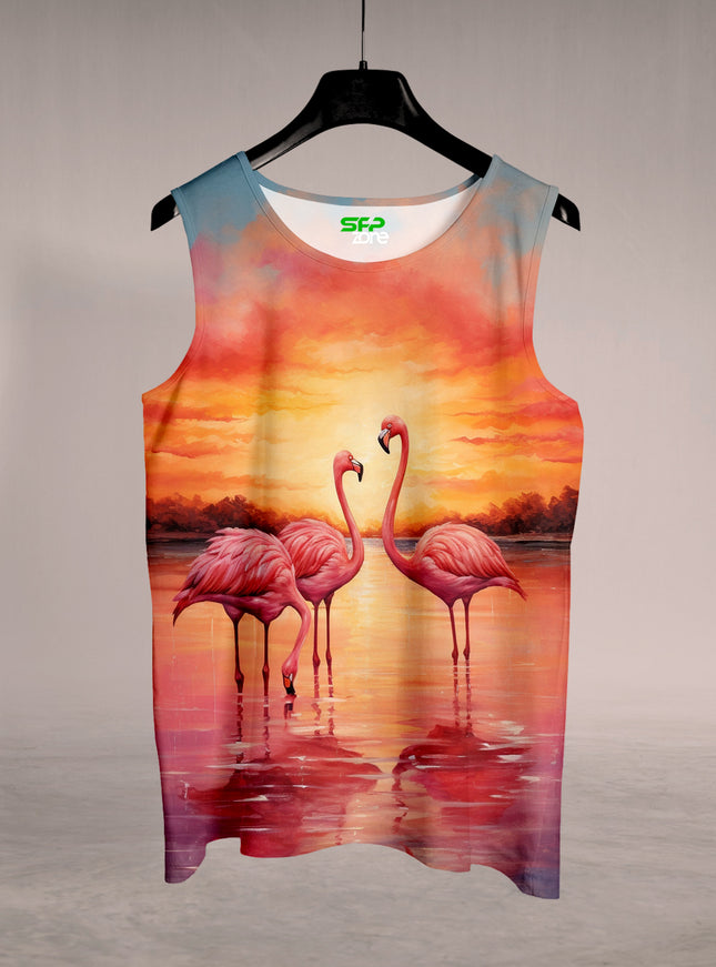 Vintage Swan Printed Sando #101