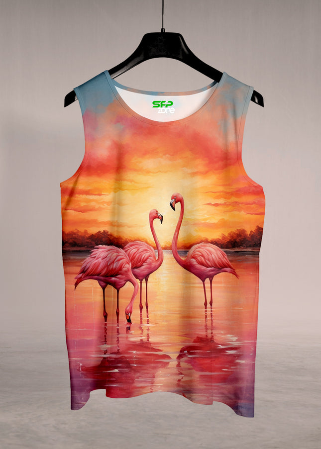 Vintage Swan Printed Sando #101