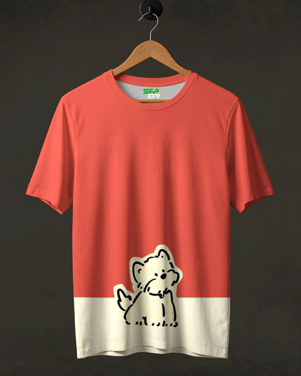 Westie Doodle Printed T-Shirt #PT172