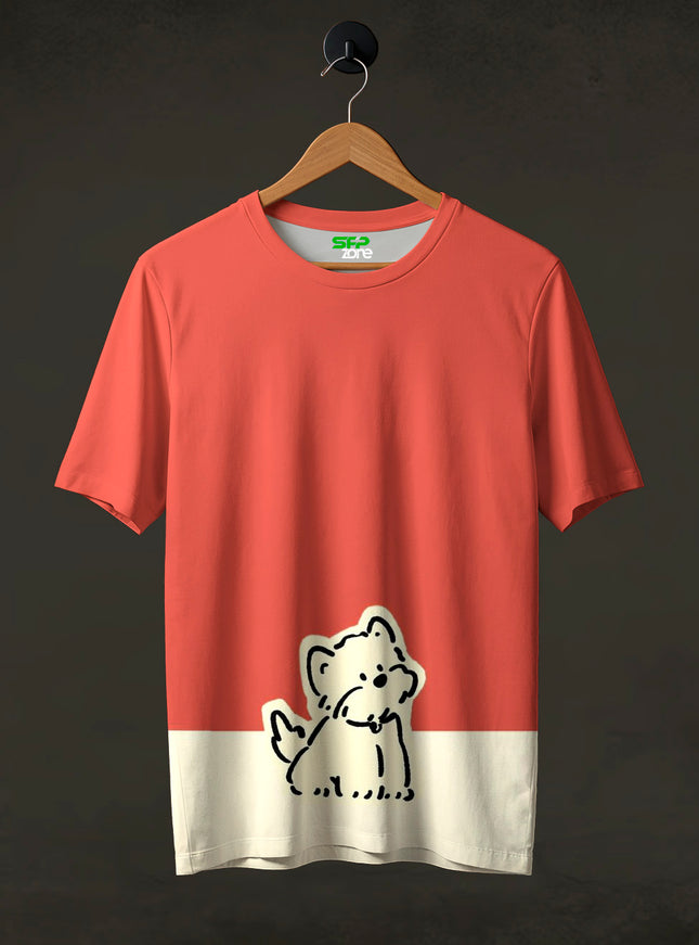 Westie Doodle Printed T-Shirt #PT172