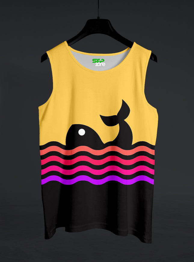 Whale Wave Printed Sando #142