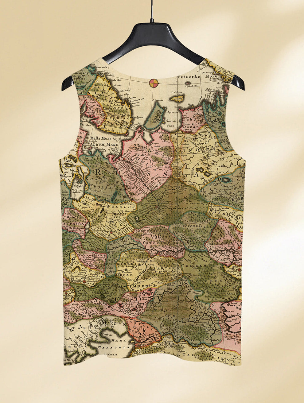 Ancient Map Printed Sando #133