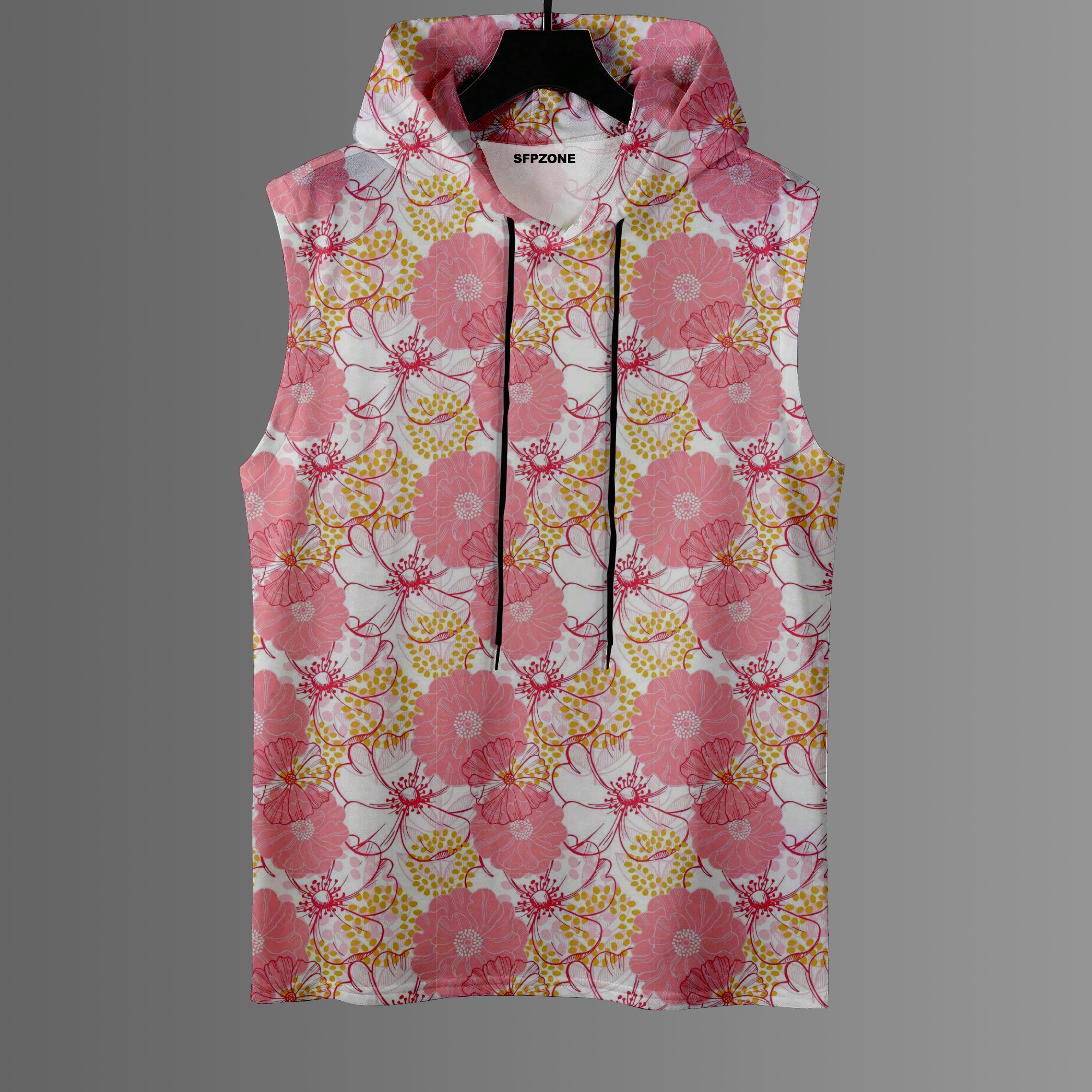 Hooded Tank Tops#5