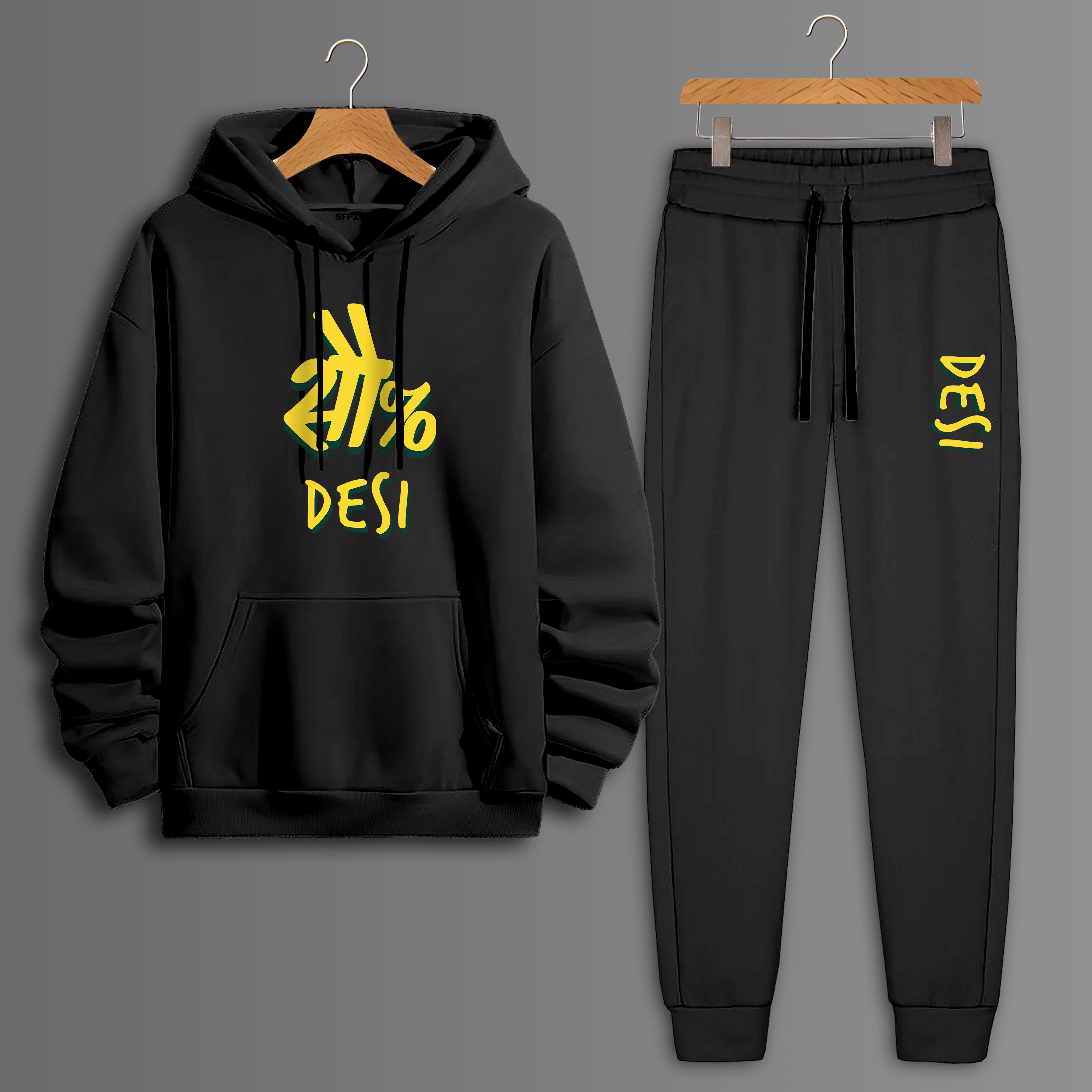 Cotton Fleece Hoodie Co-ord sets#7