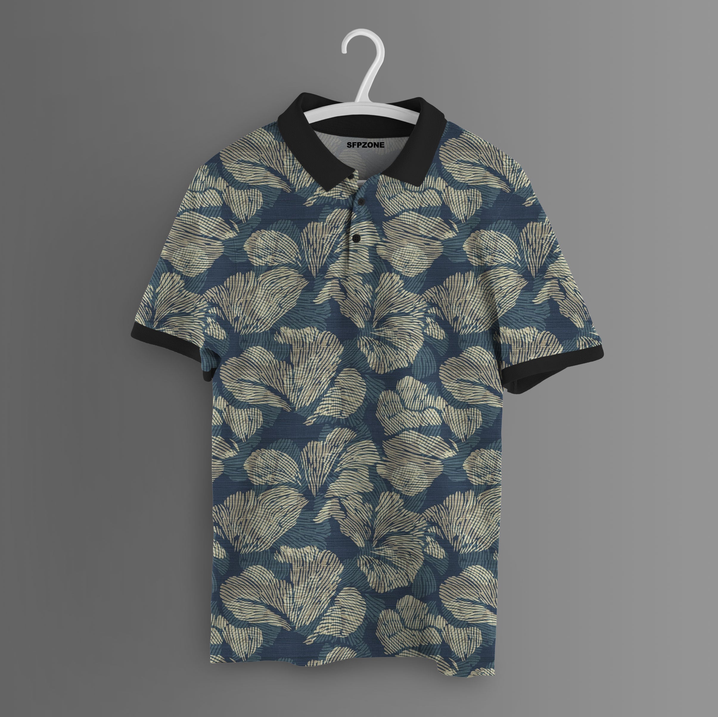 Printed Polo Tees#1