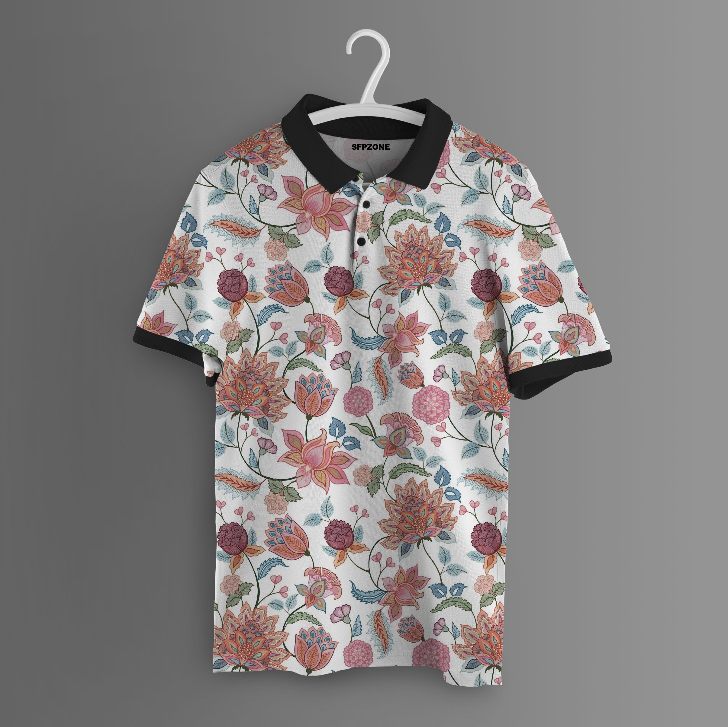 Printed Polo Tees#5