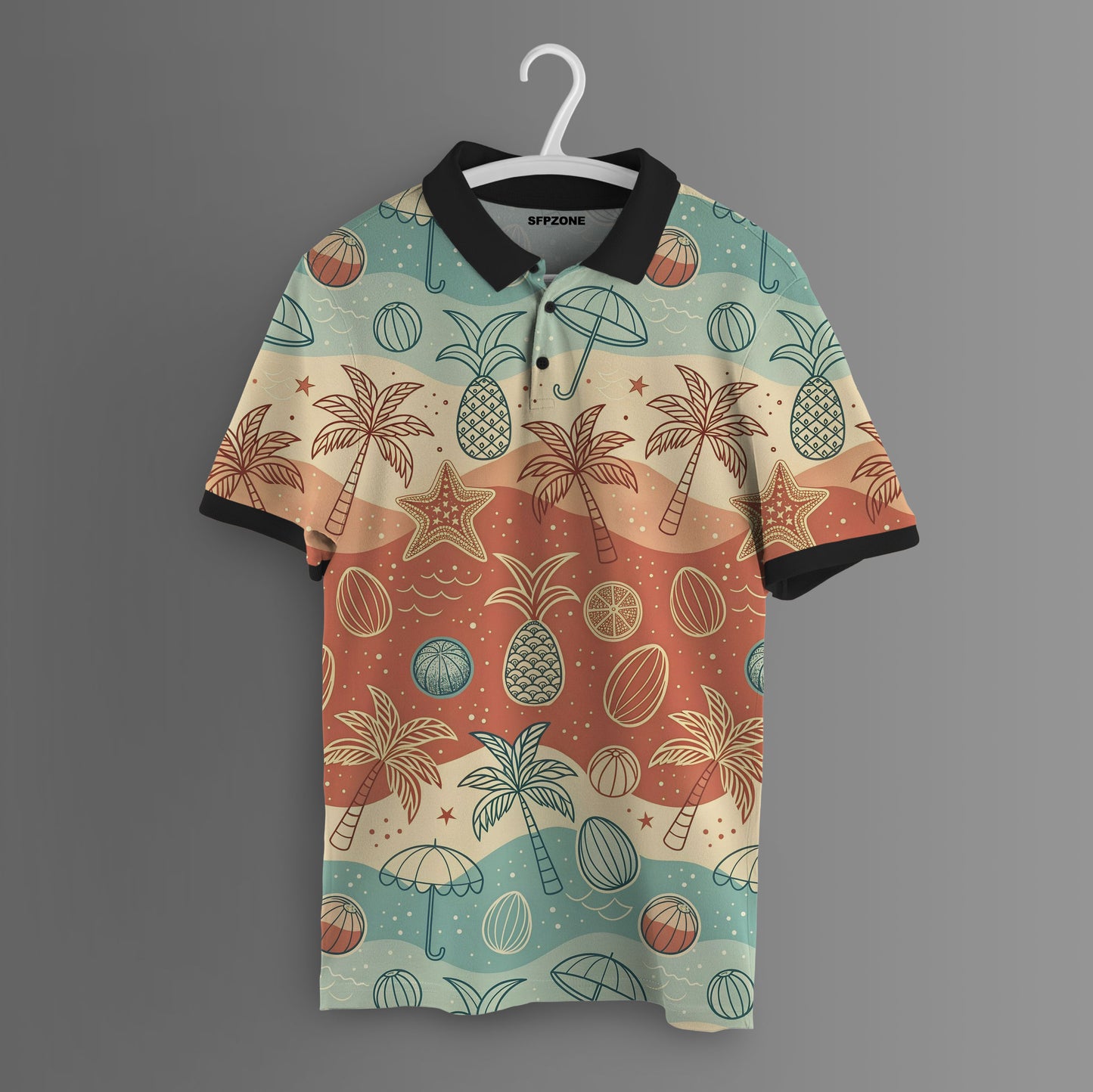 Printed Polo Tees#2