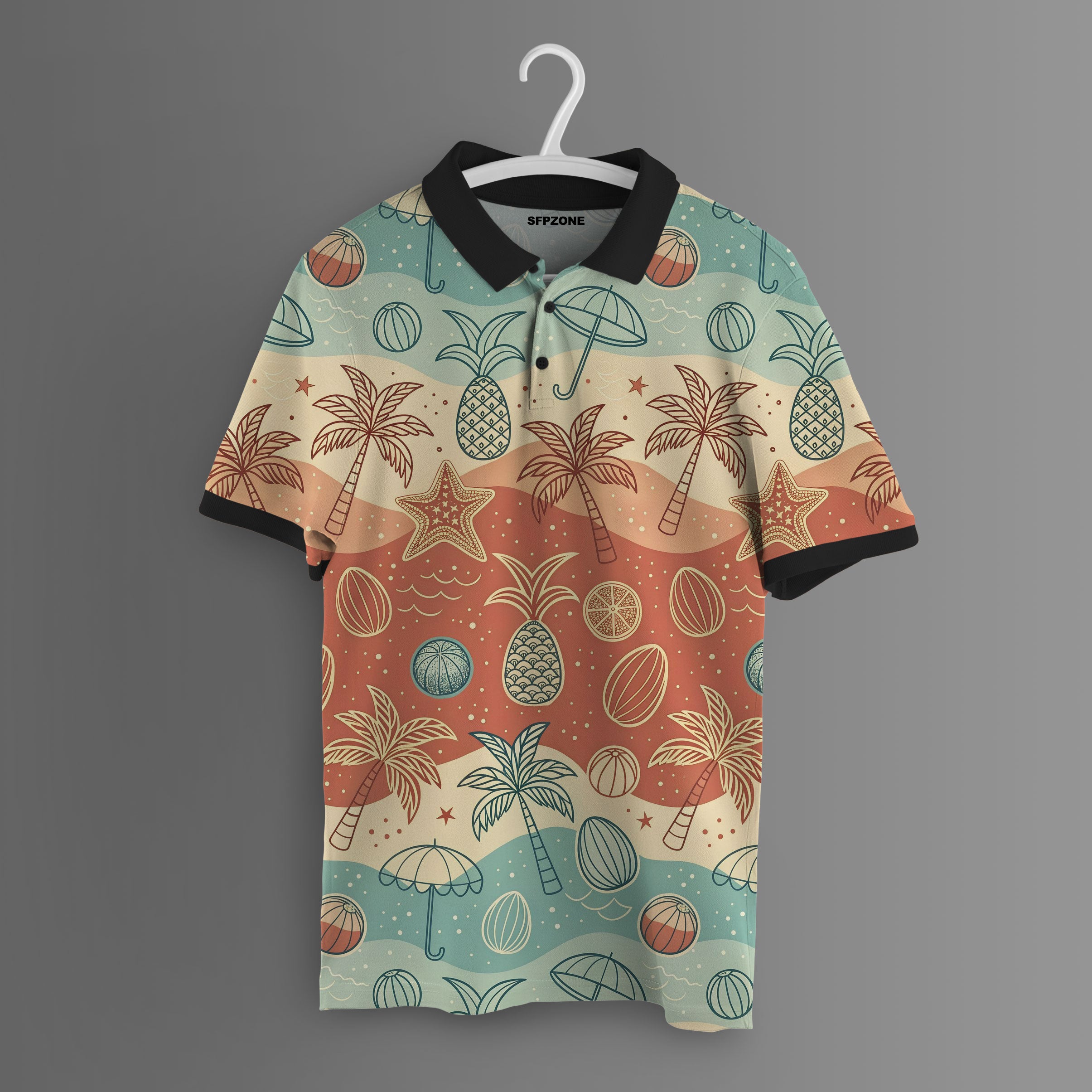 Printed Polo Tees#2